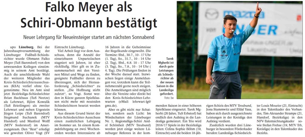 Dank an die Landeszeitung (http://www.landeszeitung.de/sport/)!