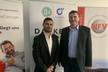 Sehr, sehr stolz und froh über die Ehrung: Schiwan Yousef Al Haji, KSO Volker Leddin.